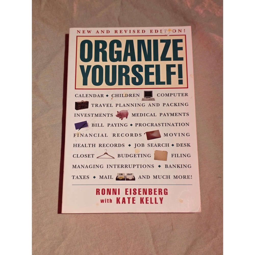 Organize Yourself New and Revised Edition Book by Ronni Eisenberg